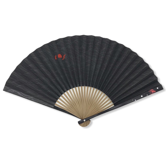 タコさん 黒 京扇子 その他ファッション w-yosi 通販 10229327