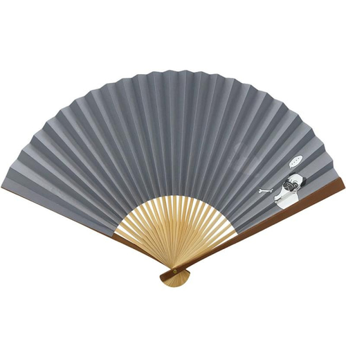 純金純銀の扇子-刻印なし-約555g 白竹堂×重野泰正】鹿革（ディアスキン）京鹿の子絞り扇子 | 藤巻百貨店