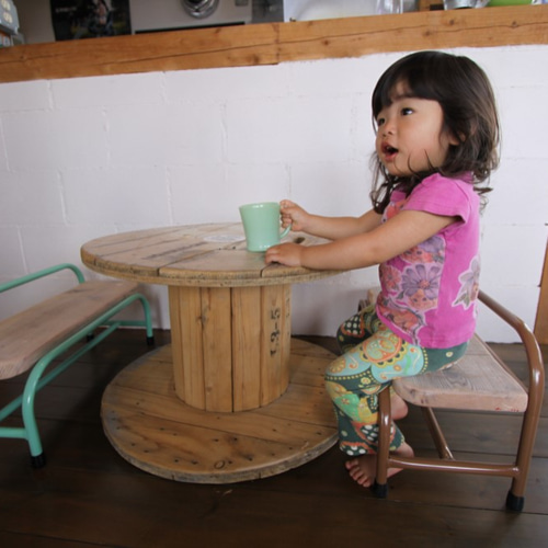 足場板ベンチ　ハイベンチ　子供用　DIY 足場板ベンチ ハイベンチ 子供用 DIY - メルカリ