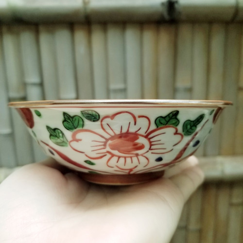京焼清水焼】赤絵花紋中鉢 お椀・ボウル・鉢 ganka 通販 9406377