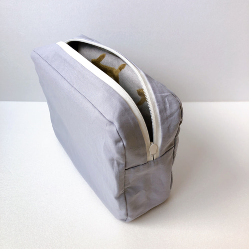 専用♩✨【横長マチ付きポーチ】runrunrun ベージュ✨　ミナペルホネン 専用♩✨【横長マチ付きポーチ】runrunrun ベージュ✨ ミナペルホネン