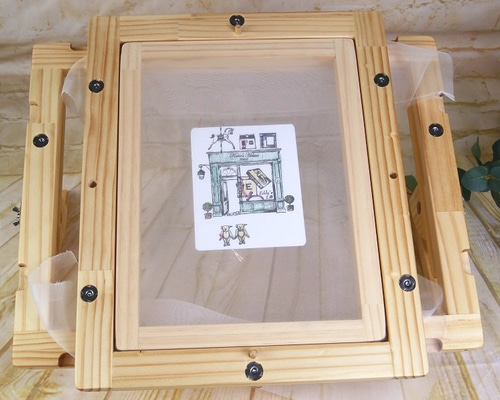 カントリー刺繍フレーム 刺繍フレーム青い鳥北欧風 ハンドメイド