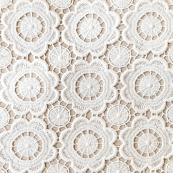 eco帯-お花レースの八寸名古屋帯- 5枚目の画像