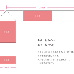 eco帯-お花レースの八寸名古屋帯- 9枚目の画像