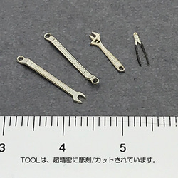 ペーパークラフト完成品  1/24スケール ジオラマ用TOOLBOX SET 6枚目の画像