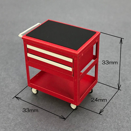 ペーパークラフト完成品 1/24スケール ジオラマ用CABINET WAGON