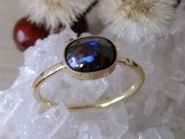 picture opal＊14kgf ring