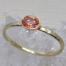 pink sapphire＊K10 ring 1枚目の画像