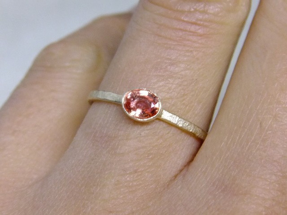 pink sapphire＊K10 ring 4枚目の画像