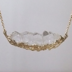 氷を紡いで＊925/k14gp 14kgf necklace 4枚目の画像