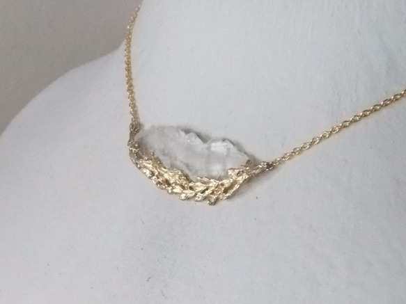 氷を紡いで＊925/k14gp 14kgf necklace 6枚目の画像