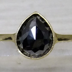 『漆黒の世界』blackdia1.96ct K18 ring 2枚目の画像