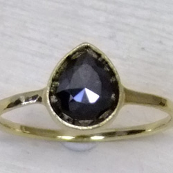 『漆黒の世界』blackdia1.96ct K18 ring 4枚目の画像