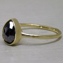 『漆黒の世界』blackdia1.96ct K18 ring 5枚目の画像