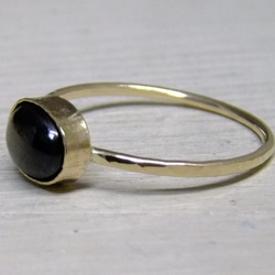 blackstar sapphire＊14kgf ring 5枚目の画像