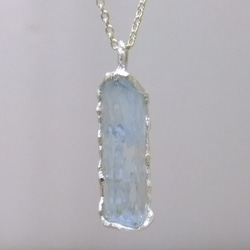 融雪＊aquamarine*925pendant 2枚目の画像