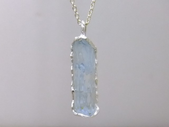 融雪＊aquamarine*925pendant 2枚目の画像