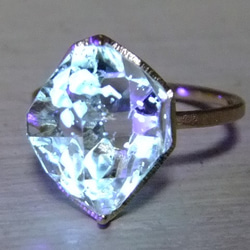 オイルinクォーツ＊K14lunapinkgold ring 2枚目の画像