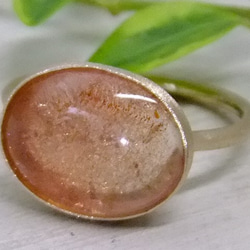 strawberryquartz＊K14lunapinkgold ring 1枚目の画像