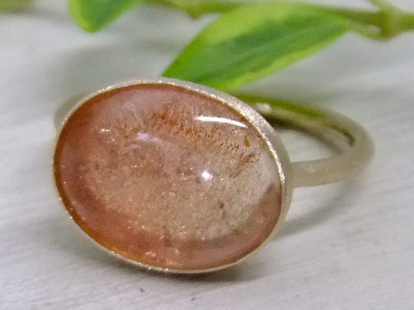 strawberryquartz＊K14lunapinkgold ring 1枚目の画像