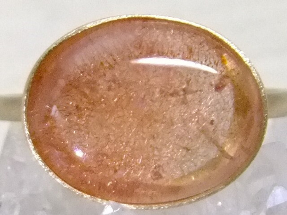 strawberryquartz＊K14lunapinkgold ring 3枚目の画像