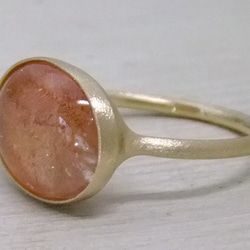 strawberryquartz＊K14lunapinkgold ring 5枚目の画像