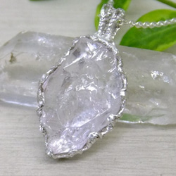 pinkquartz＊*925 lace pendant 1枚目の画像