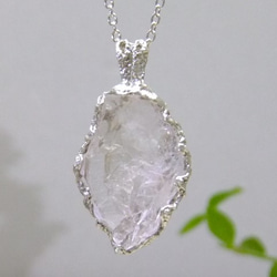 pinkquartz＊*925 lace pendant 3枚目の画像