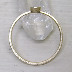 gray diamond（蛍光）＊K10 ring 6枚目の画像