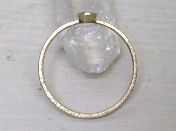 gray diamond（蛍光）＊K10 ring 6枚目の画像