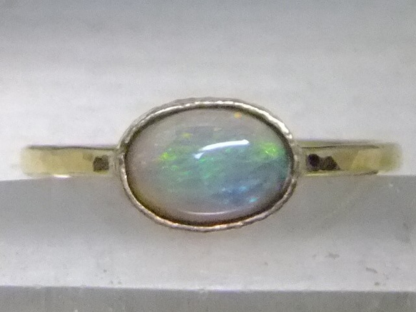 opal＊14kgf ring 2枚目の画像