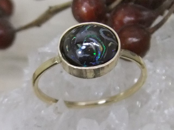 picture opal＊14kgf ring 1枚目の画像