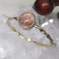 strawberry quartz＊14kgf ring 1枚目の画像