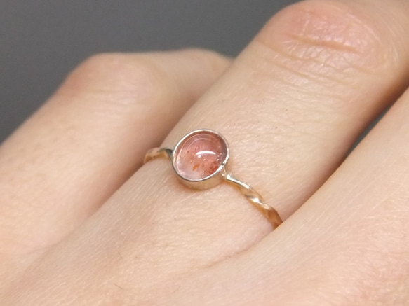 strawberry quartz＊14kgf ring 3枚目の画像