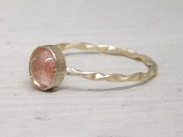 strawberry quartz＊14kgf ring 5枚目の画像