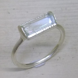 アクアマリン原石＊925ring 4枚目の画像