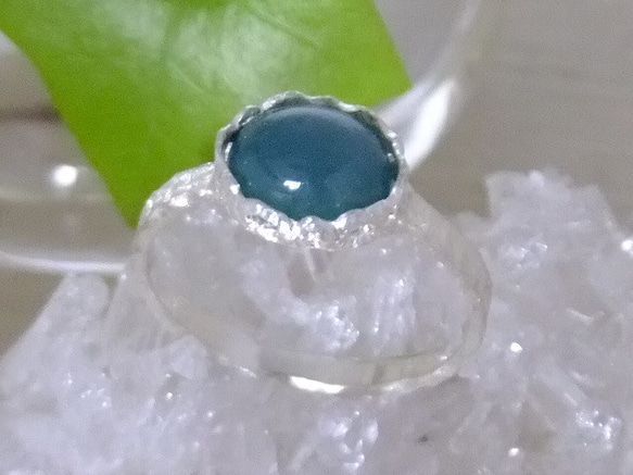 グランディディエライト＊925 lace ring 1枚目の画像