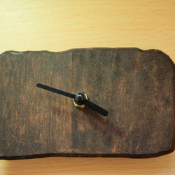 木製の掛け時計(ウォールナット) 2枚目の画像
