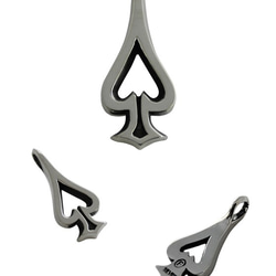 SPADE PENDANT　(チェーン付き） 2枚目の画像