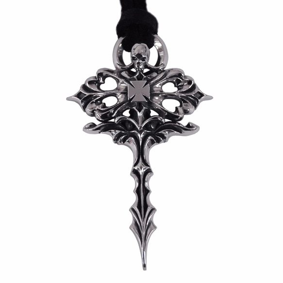 Jack iron cross custom pendant　（革ひも付き） 1枚目の画像