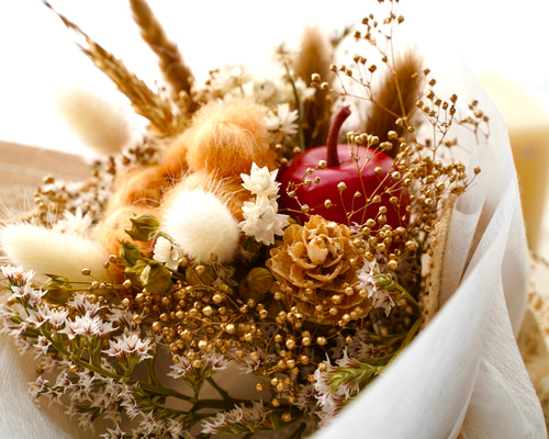 ミニブーケ✴︎キラキラゴージャスクリスマスミニブーケ✴︎スワッグ