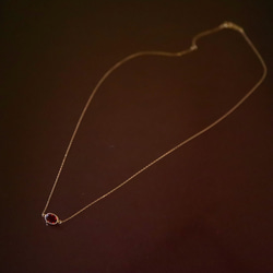 [Sot to] K10 ネックレス【ガーネット】 6枚目の画像