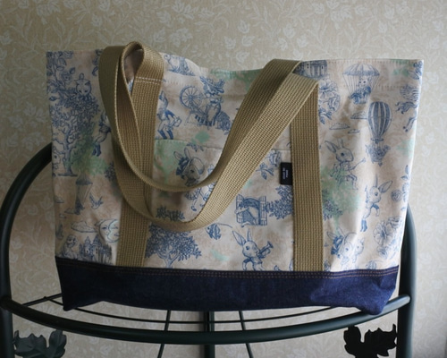 サイドポケットトートバッグ　ジョリーフルール Donald Duck/サイドポケットトートバッグ/Maison de FLEUR