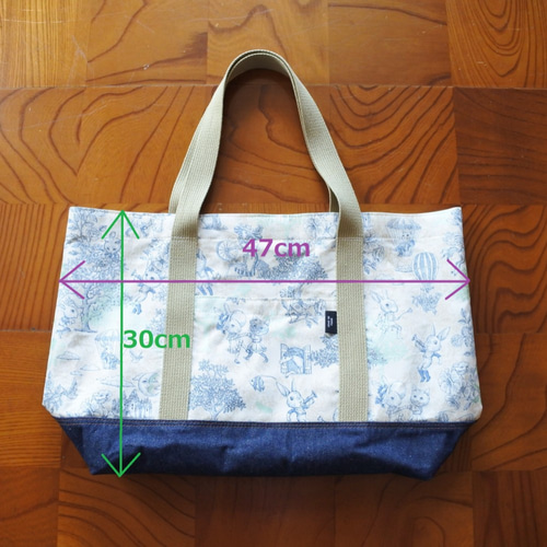 トートバッグ Joli Fleur la Toile（ジョリーフルール