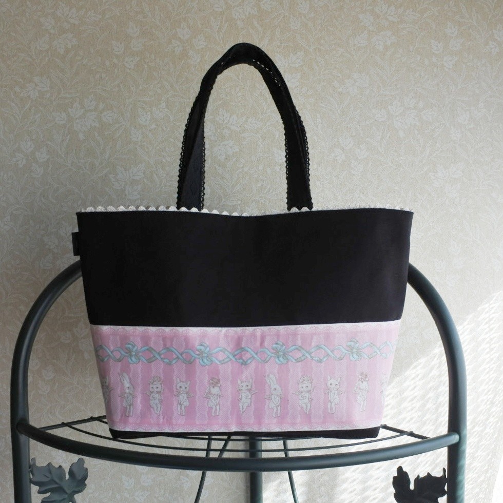 トートバッグ中 Joli Fleur la Toile（ジョリーフルール