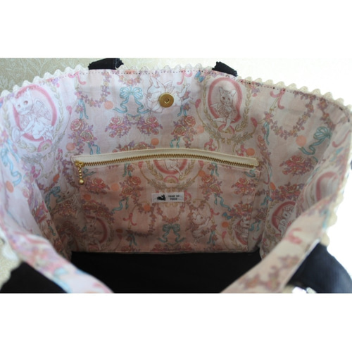 トートバッグ中 Joli Fleur la Toile（ジョリーフルール