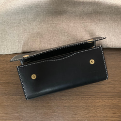 ⭐︎大人カジュアルな長財布⭐︎ロングウォレット⭐︎ブルガロブラック 2枚目の画像
