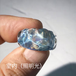 Sea glassイヤーカフ＊ウォータリーブルー 3枚目の画像