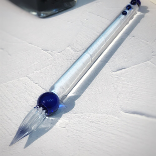 数量限定！ガラスペン～奏～ 青 ペン・筆記用具 Otonari工房 通販  