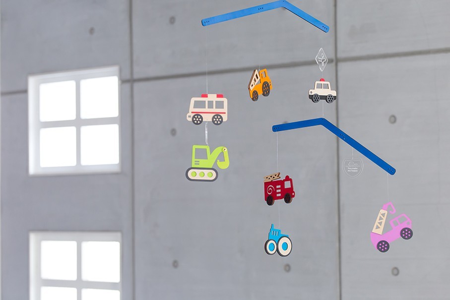 車モビール「Bu-Bu!!」　【名入れ】